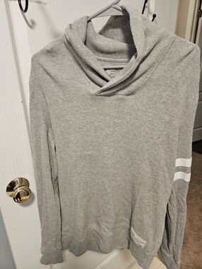 Express Light Gray Turtleneck Sweater